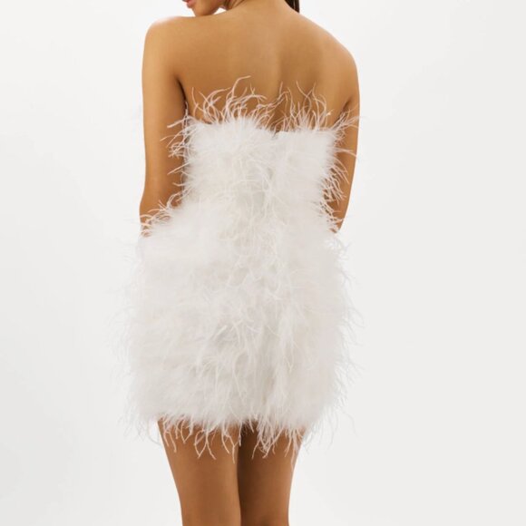 Feather Mini Dress - Picture 3 of 3